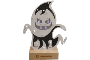 Halloween ghost XL - soldering kit @ electrokit