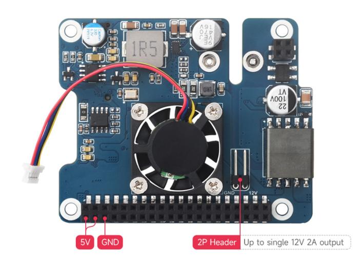 PoE power board for Raspberry Pi 5 - 5V 4.5A with M.2 @ electrokit (7 of 11)