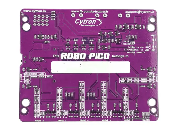 Robo Pico - Robot controller board for Pico and Pico 2 @ electrokit (2 of 6)