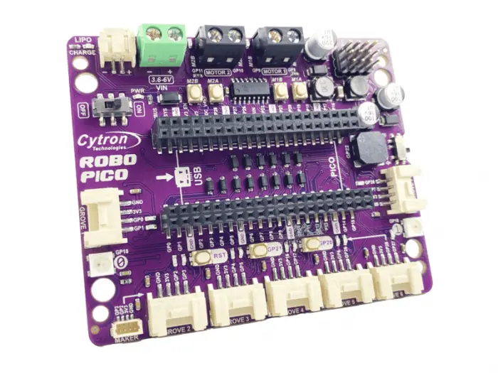 Robo Pico - Robot controller board for Pico and Pico 2 @ electrokit (3 of 6)