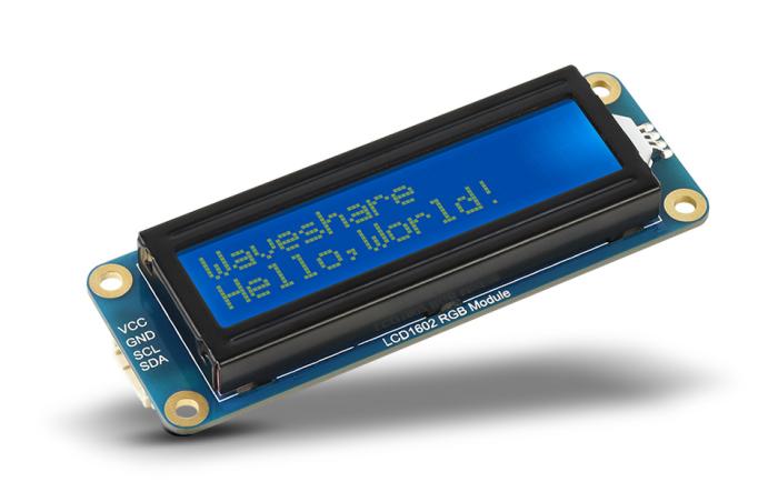 LCD 2x16 char RGB 3.3/5V - I2C @ electrokit (3 of 6)