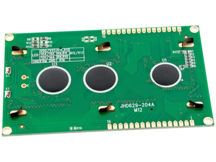 LCD 4x20 tecken JHD204A STN blå/vitLED @ electrokit (2 av 2)