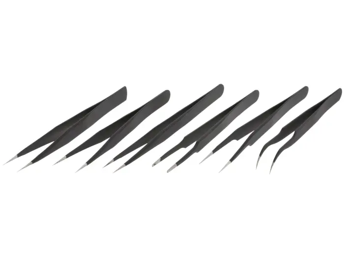 Tweezers ESD safe straight 115mm @ electrokit (3 of 3)