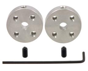 Nav för robothjul ø3mm - 2-pack @ electrokit