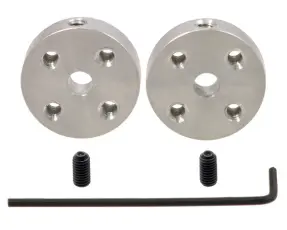 Nav för robothjul ø3mm - 2-pack @ electrokit