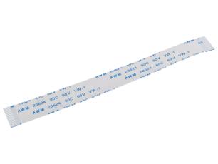 FPC-kabel 20-pol 0.5mm 100mm samma-sida @ electrokit