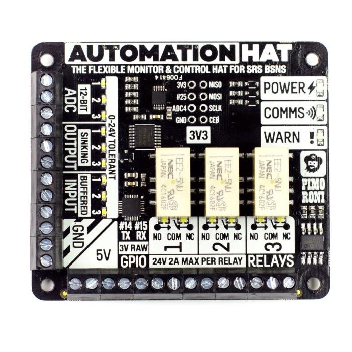 Pimoroni - Automation HAT @ electrokit (3 av 3)