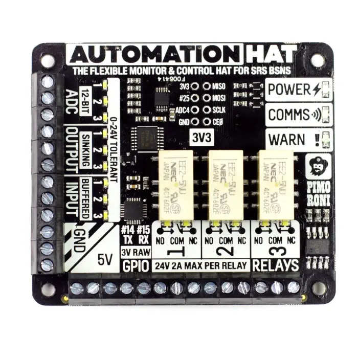 Pimoroni - Automation HAT @ electrokit (3 av 3)