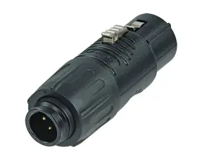 XLR-adapter 3-pol XLR hona till 3-pol XLR Mini hane @ electrokit