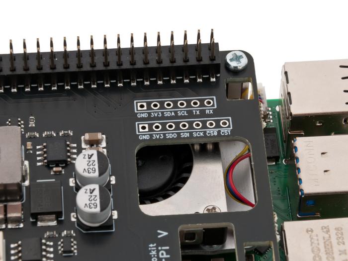 Power Supply HAT för Raspberry Pi 5 - 6-36V 5A @ electrokit (5 av 7)