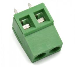 Skruvplint 5mm 2-pol 300V 20A @ electrokit