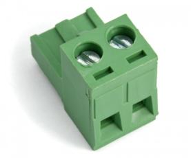 Terminal block female connector 5.08mm 2-pole 300V 10A @ electrokit