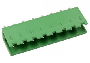 PCB male pin header vertical 5.08mm 8-pin 300V 10A @ electrokit