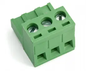 Terminal block female connector 5.08mm 3-pole 300V 10A @ electrokit