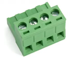 Terminal block female connector 5.08mm 4-pole 300V 10A @ electrokit