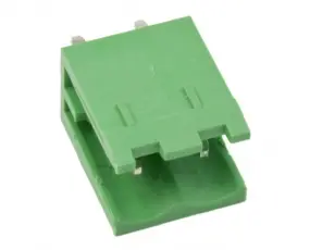 PCB stiftlist hane rak 5.08mm 2-pin 300V 10A @ electrokit