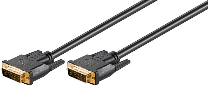 DVI-I 24+5 bildskärmskabel 1.8m dual link @ electrokit (1 av 2)