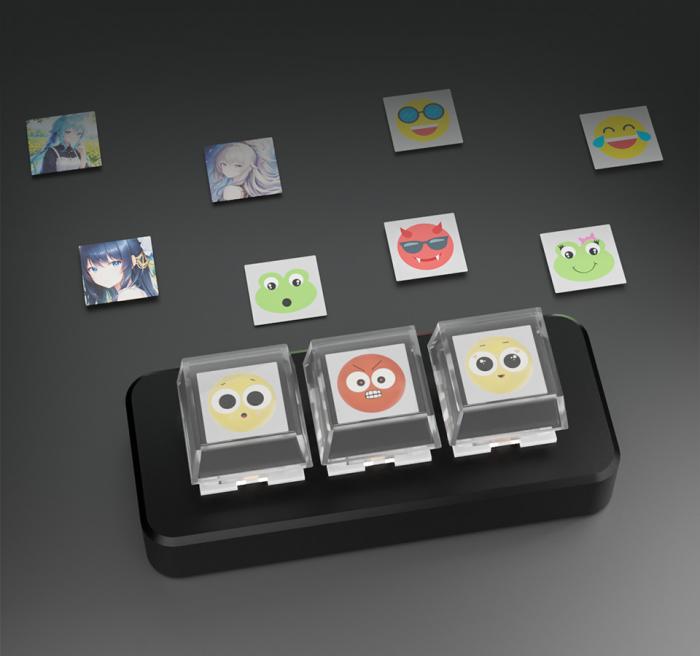 3-key mini keyboard RGB USB-C metal version @ electrokit (5 of 7)