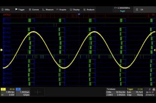 SDS-5000X-16LA 16-ch logic analyzer (sw) @ electrokit
