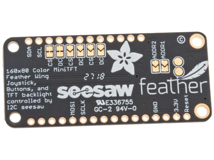 Mini Color TFT FeatherWing @ electrokit (2 av 4)