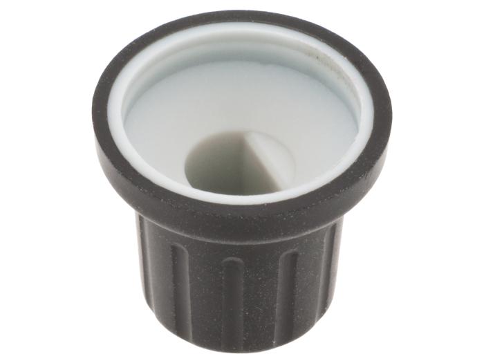 Ratt gummi svart ø16x14.7mm D-axel @ electrokit (2 av 3)