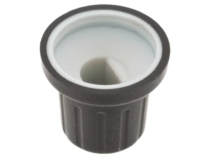Ratt gummi svart ø16x14.7mm D-axel @ electrokit (2 av 3)