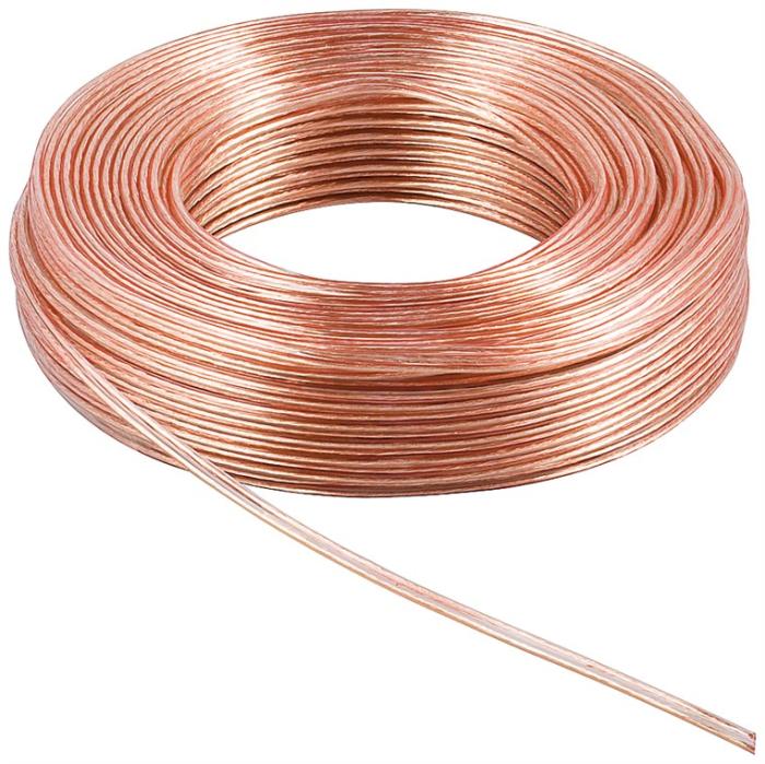 Kabel 2x2.5mm² CCA transparent 25m @ electrokit (2 av 2)