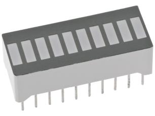 LED-stapel 10-seg superröd @ electrokit