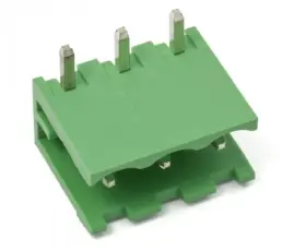 PCB stiftlist hane vinklad 5.08mm 3-pin 300V 10A @ electrokit