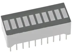 LED-stapel 10-seg superröd @ electrokit