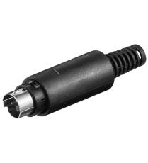 Mini-DIN male 3-pin @ electrokit