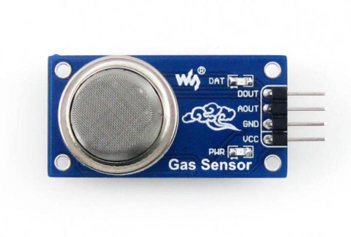 MQ135 Gassensor-modul amoniak (NH3) + NOx, rök @ electrokit (2 av 3)