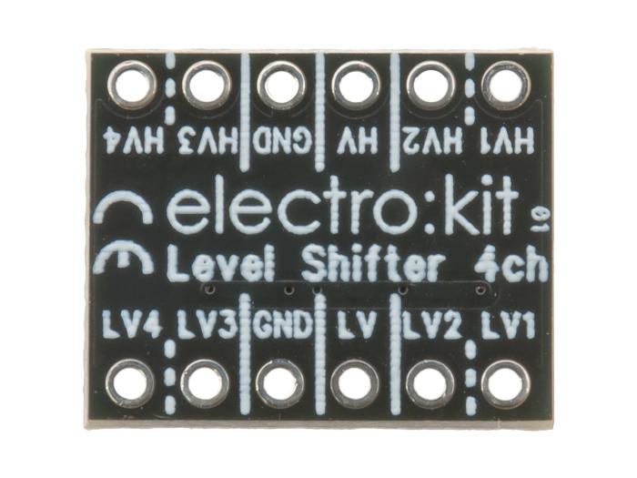 Nivåomvandlare 4 kanaler dubbelriktad @ electrokit (3 av 5)