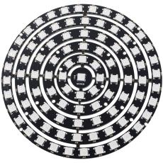 Addressable RGB LED rings with 93 LEDs &oslash;125mm - WS2812 @ electrokit