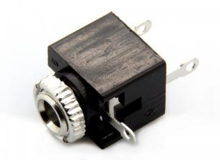 3.5mm hona 3-pol stereo chassi @ electrokit