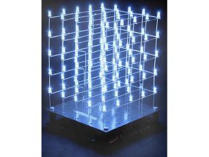 3D LED Cube 5x5x5 (white LED) @ electrokit