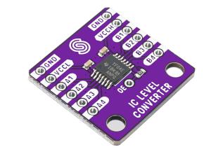 Logic level converter 4-ch Bi-directional 3.3V -- 5V - I2C @ electrokit