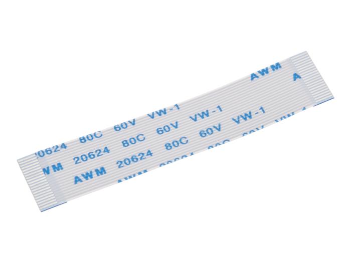 FPC-kabel 20-pol 0.5mm 50mm samma-sida @ electrokit (1 av 1)