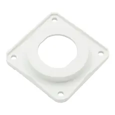 Monteringsram f&ouml;r Wentronic 12V laddare - vit @ electrokit