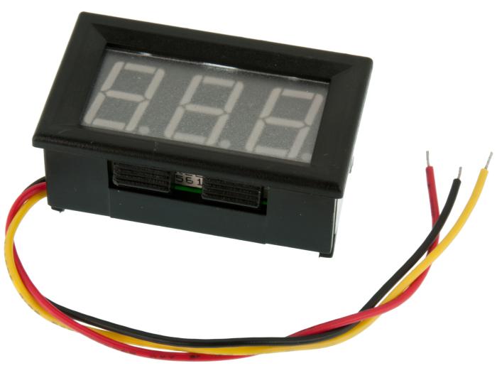 Vmeter Led Module Buy Panel volt meter module LED 4.2-30V DC at the right price @ electrokit
