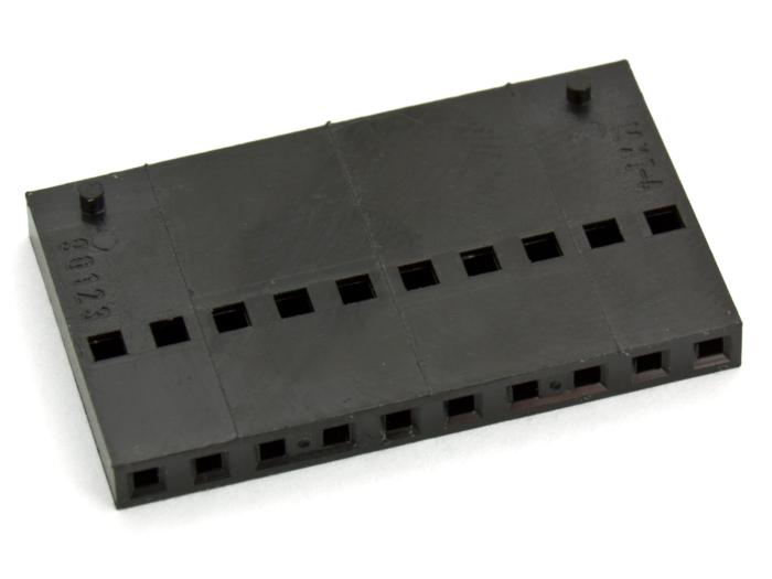 Contact housing C-GRID III 1x10p 2.54mm @ electrokit (1 of 2)