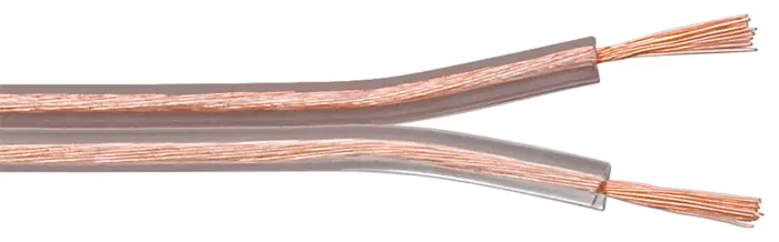 Kabel 2x0.75mm² CCA transparent 50m @ electrokit (1 av 2)