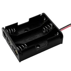 Battery holder 3x AA cable @ electrokit
