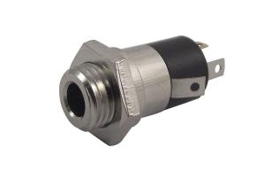 3.5mm hona 4-pol chassi @ electrokit