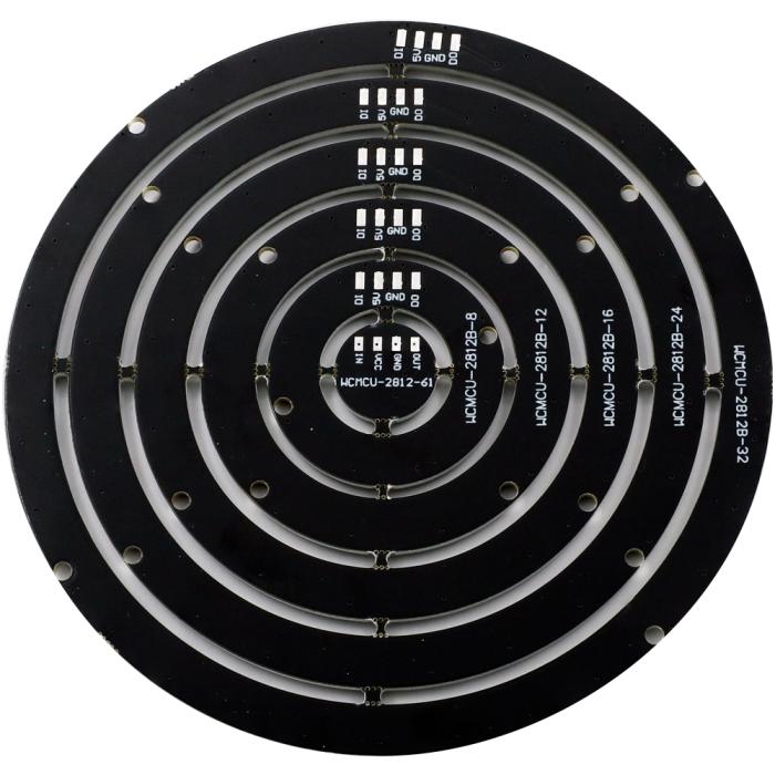 Adresserbara RGB LED-ringar med 93 LED ø125mm - WS2812 @ electrokit (2 av 2)