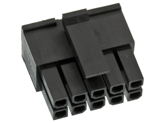 Contact housing Micro-Fit Female 2x5p 3mm @ electrokit (1 of 2)