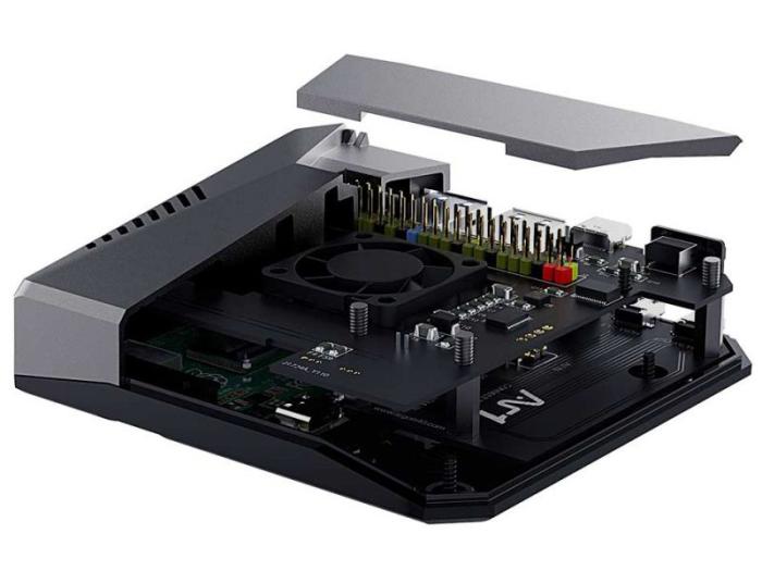 ARGON ONE V2 enclosure for Raspberry Pi 4 @ electrokit (6 of 7)