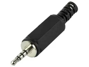 2.5mm hane 4-pol @ electrokit