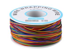 Hookup wire 0.05mm&sup2; 8 colours x 35m @ electrokit
