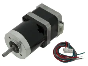 Stegmotor NEMA17 1.8° 0.28Nm med planetväxel 4:1 @ electrokit